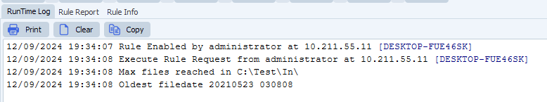 limagito file mover runtime log result