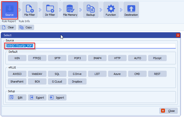 limagito file mover windows folder as source