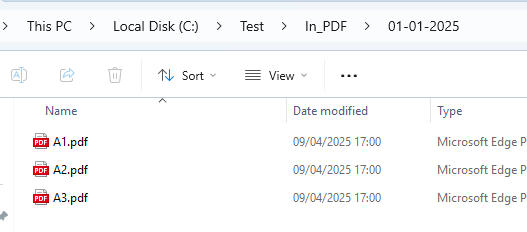limagito file mover folder name on each file