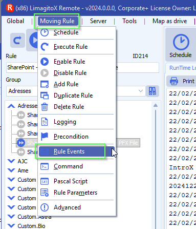 limagito filemover rule events option