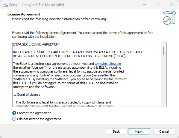 install limagito file mover