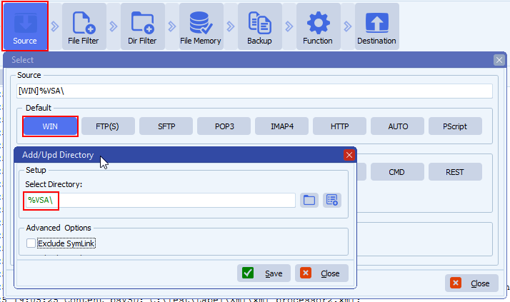 limagito file mover windows folder as source