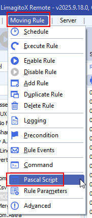 limagito filemover pascal script option