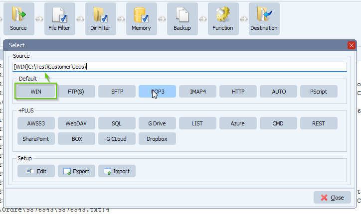 limagito file mover windows folder as source