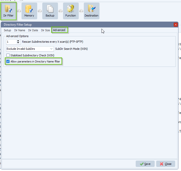 limagito file mover directory filter