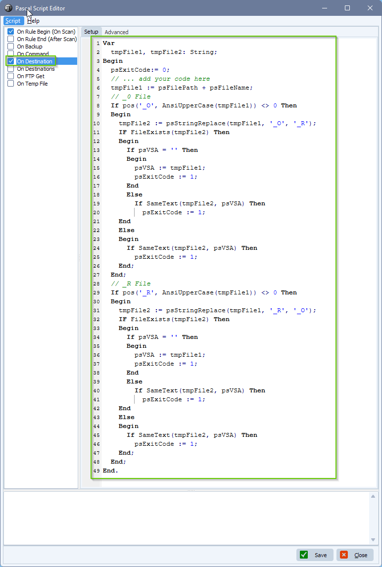 limagito file mover move two linked files pascal script