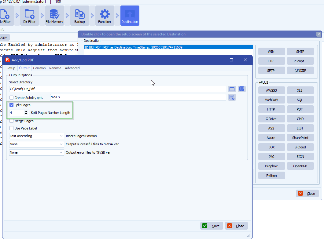 limagito filemover split pdf