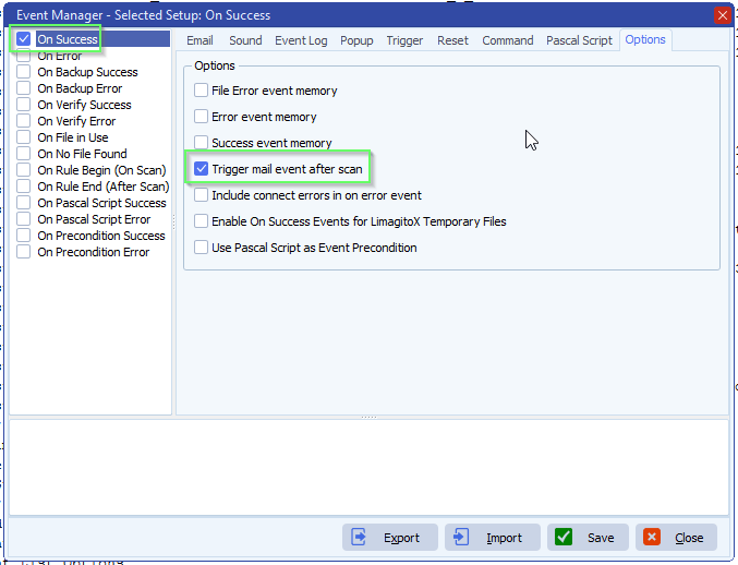 limagito filemover rule events options