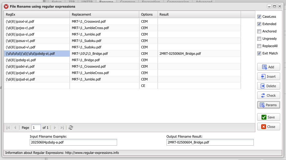 limagito file mover reference group 1 in RegEx