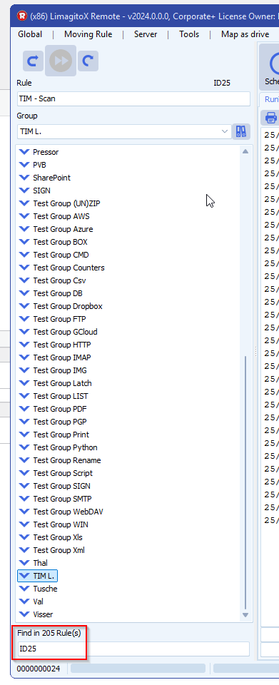 limagito file mover search for a rule