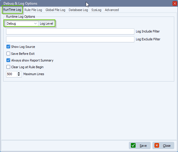 limagito file mover runtime log setup