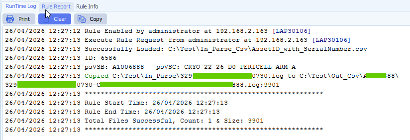 limagito file mover runtime log result