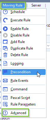 limagito file mover moving rule advanced setup