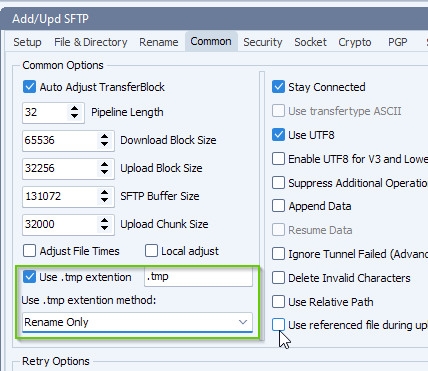 limagito file mover sftp too many failed commands