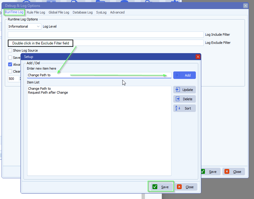limagito file mover unnecessary log entries