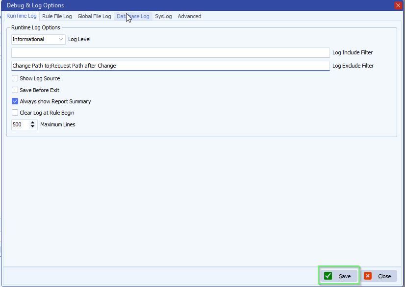 limagito file mover unnecessary log entries
