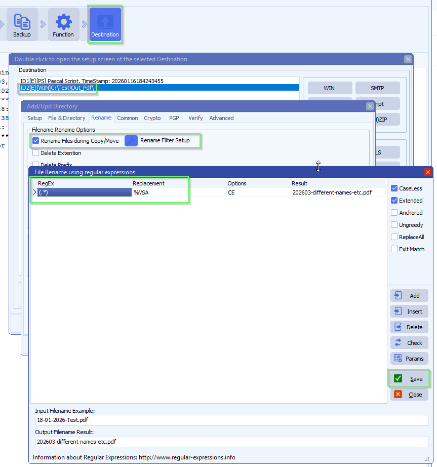 limagito file mover file renaming setup